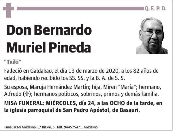 Bernardo Muriel Pineda