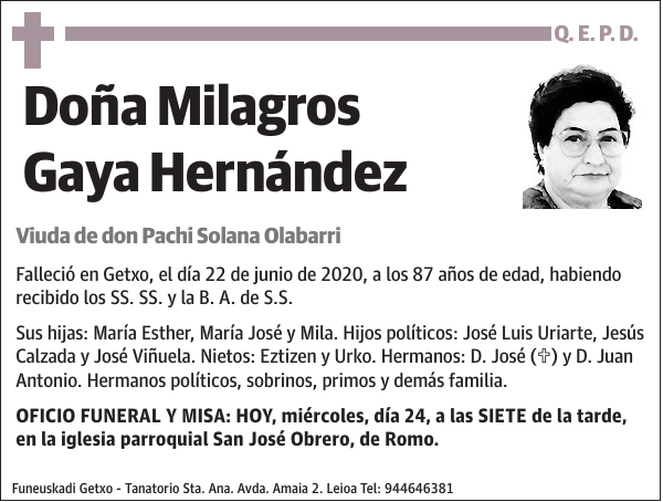 Milagros Gaya Hernández