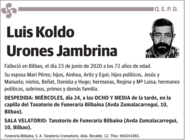 Luis Koldo Urones Jambrina