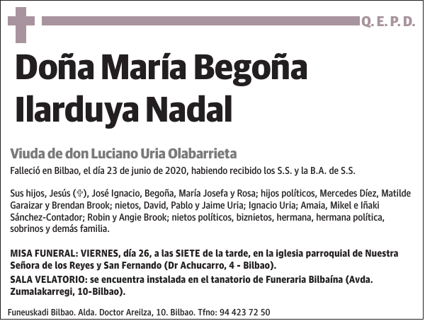 María Begoña Ilarduya Nadal