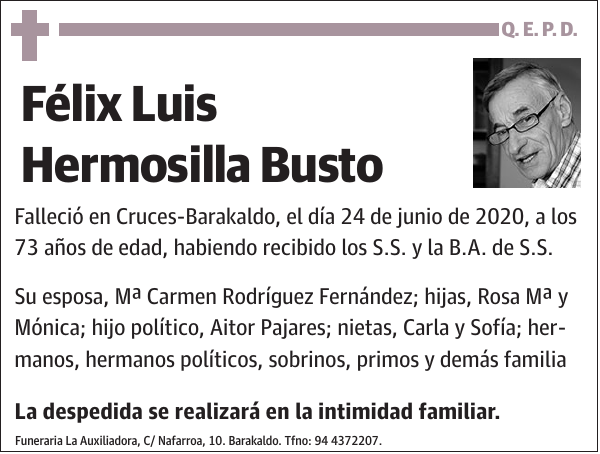 Félix Luis Hermosilla Busto