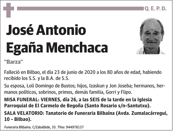 José Antonio Egaña Menchaca Barza