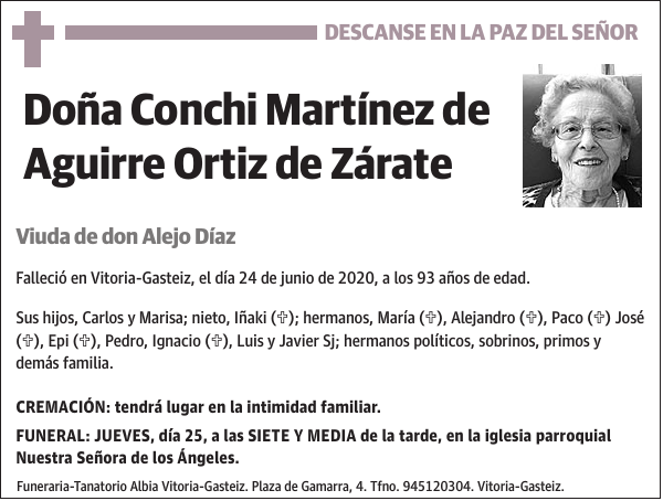 Conchi Martínez de Aguirre Ortiz de Zárate