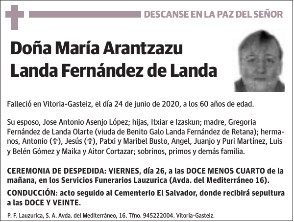 María Arantzazu Landa Fernández de Landa