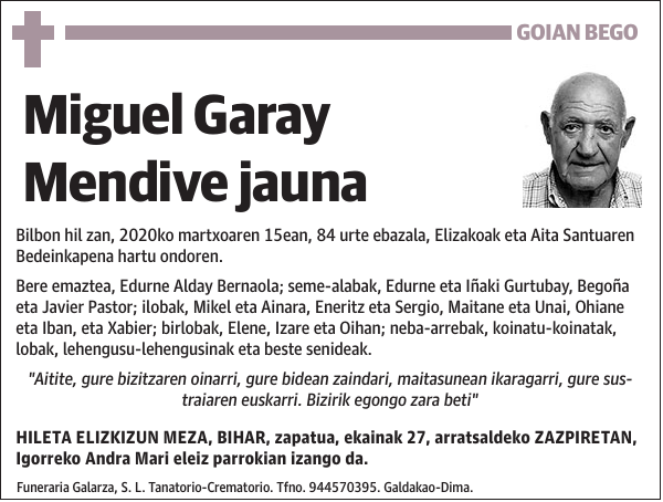 Miguel Garay Mendive