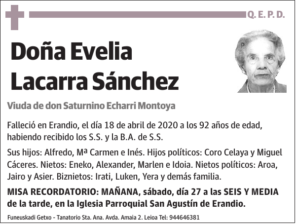 Evelia Lacarra Sánchez