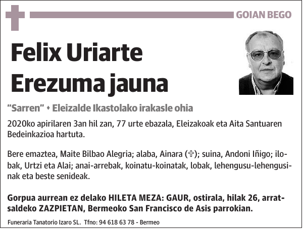 Felix Uriarte Erezuma