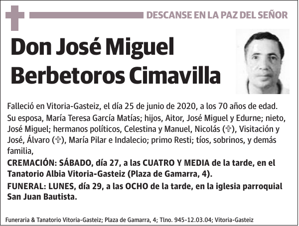 José Miguel Berbetoros Cimavilla