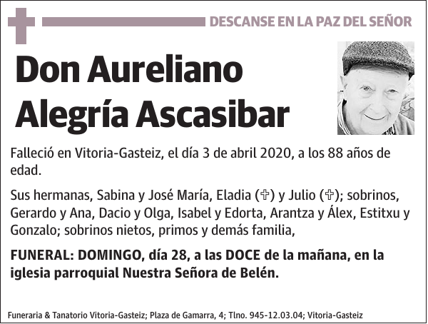 Aureliano Alegría Ascasibar