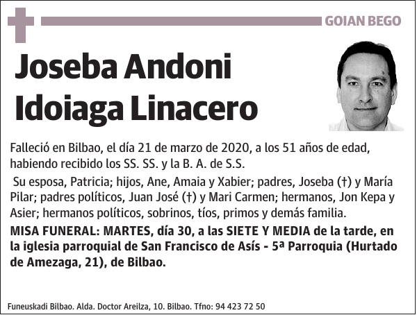 Joseba Andoni Idoiaga Linacero