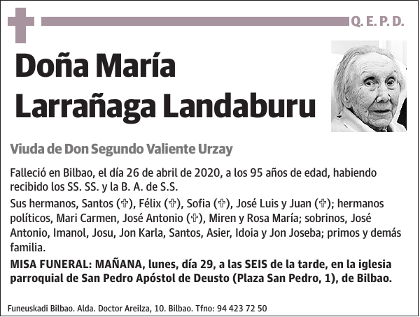 María Larrañaga Landaburu