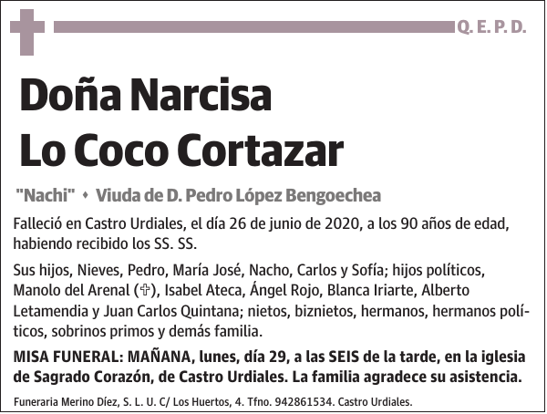 Narcisa Lo Coco Cortazar