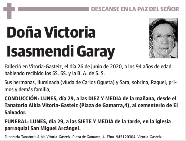 Victoria Isasmendi Garay