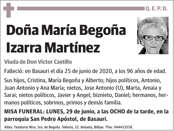 María Begoña Izarra Martínez