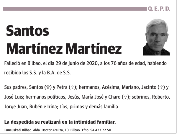 Santos Martínez Martínez