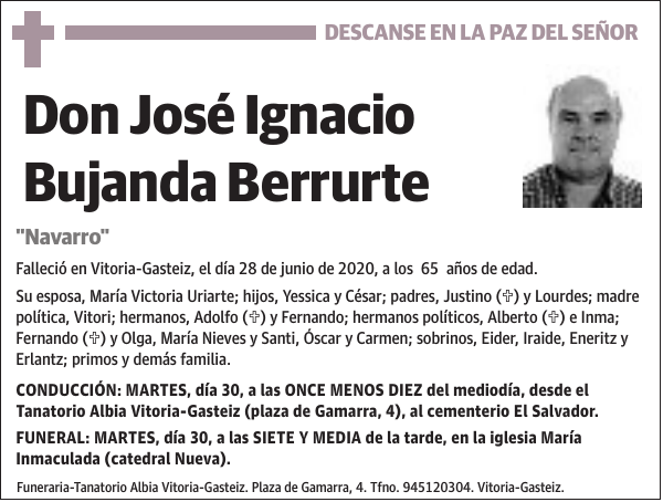 José Ignacio Bujanda Berrurte