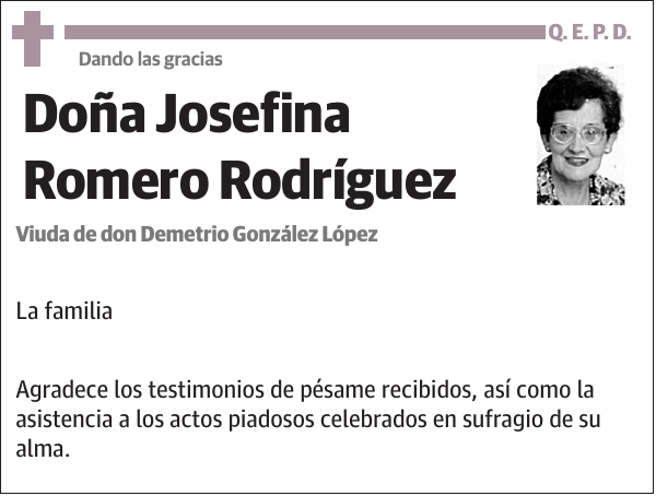 Josefina Romero Rodríguez