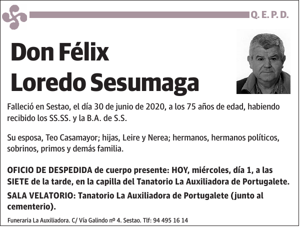 Félix Loredo Sesumaga