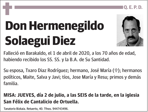 Hermenegildo Solaegui Diez