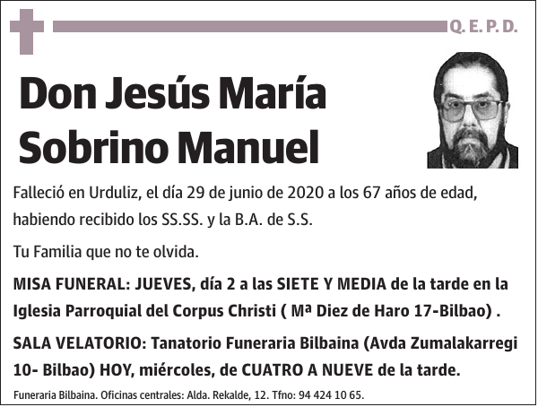 Jesús María Sobrino Manuel