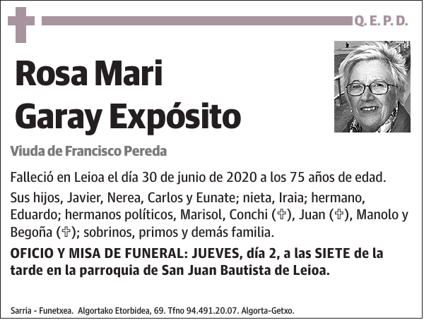 Rosa Mari Garay Expósito