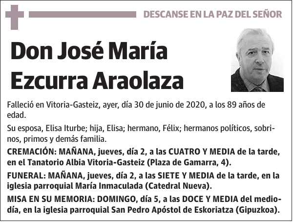 José María Ezcurra Araolaza