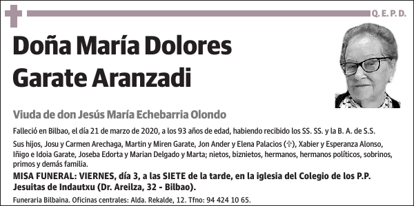 María Dolores Garate Aranzadi