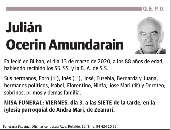 Julián Ocerin Amundarain