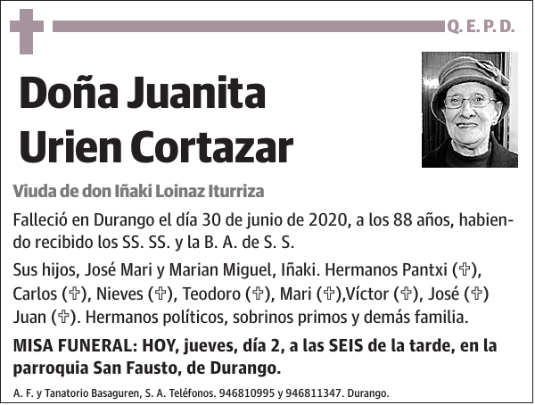 Juanita Urien Cortazar