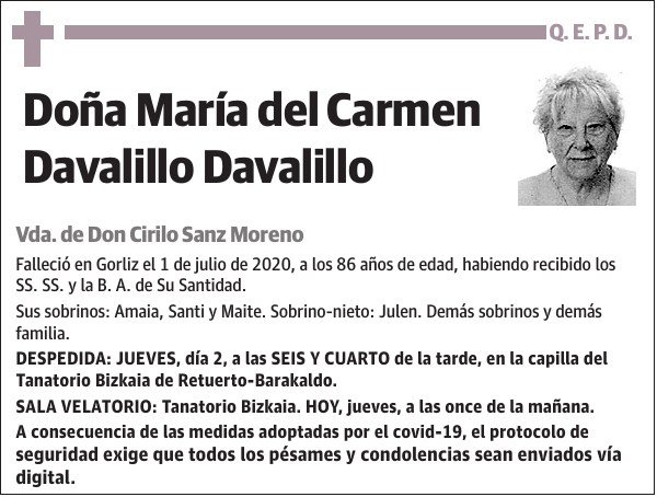 María del Carmen Davalillo Davalillo