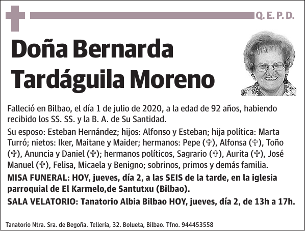 Bernarda Tardáguila Moreno