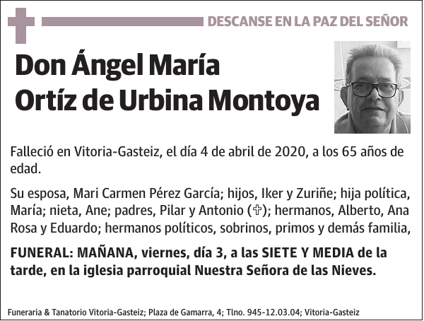 Ángel María Ortíz de Urbina Montoya