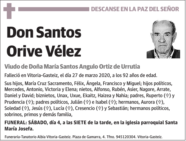 Santos Orive Vélez