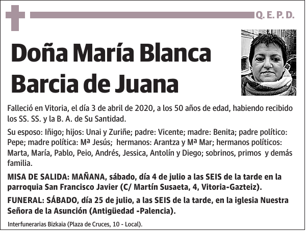 María Blanca Barcia de Juana