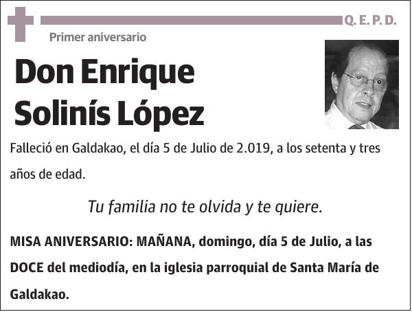 Enrique Solinís López