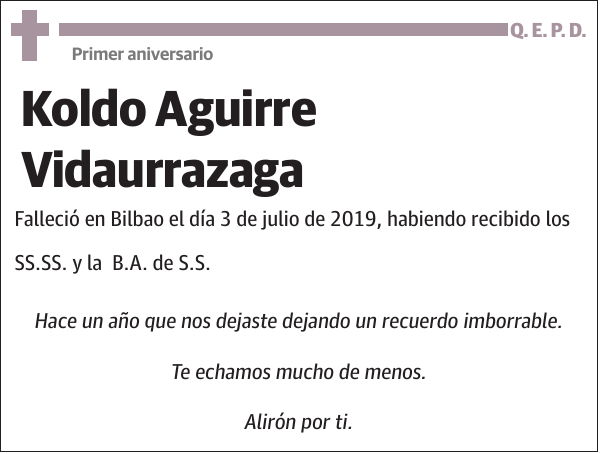 Koldo Aguirre Vidaurrazaga