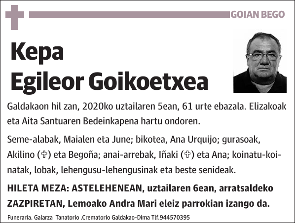 Kepa Egileor Goikoetxea