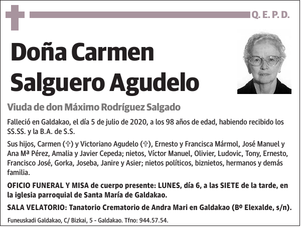 Carmen Salguero Agudelo