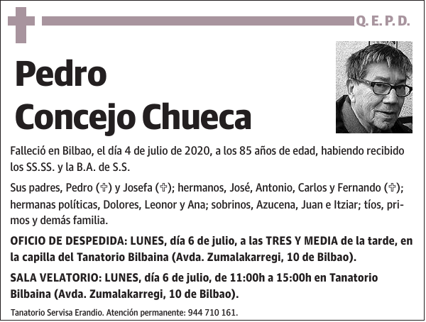 Pedro Concejo Chueca