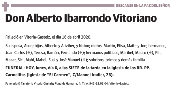 Alberto Ibarrondo Vitoriano