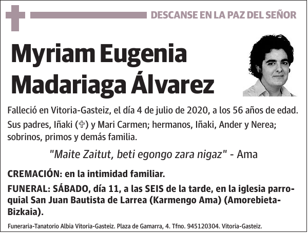 Myriam Eugenia Madariaga Álvarez