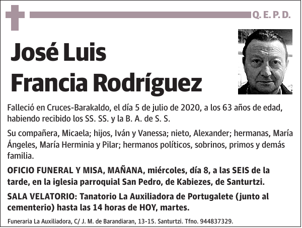 José Luis Francia Rodríguez