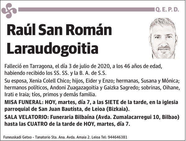 Raúl San Román Laraudogoitia