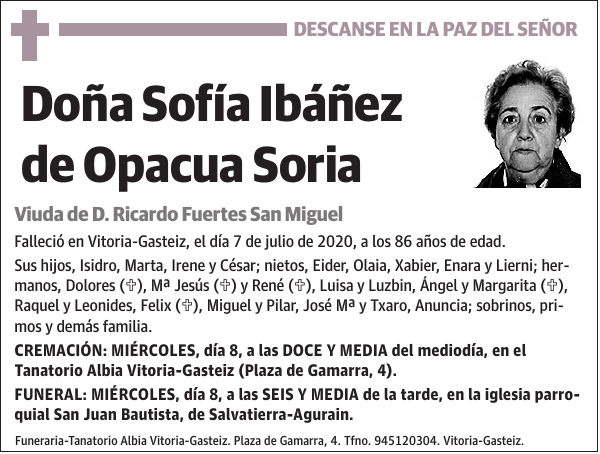 Sofía Ibáñez de Opacua Soria