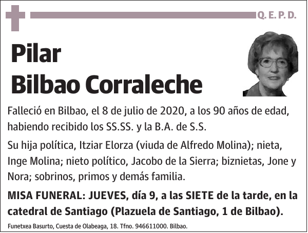 Pilar Bilbao Corraleche