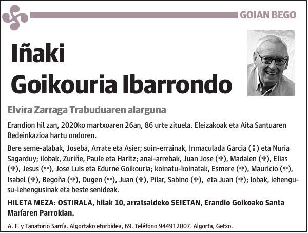 Iñaki Goikouria Ibarrondo