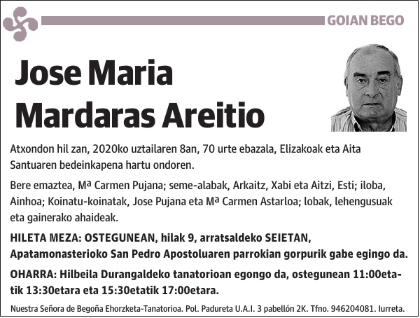 Jose Maria Mardaras Areitio