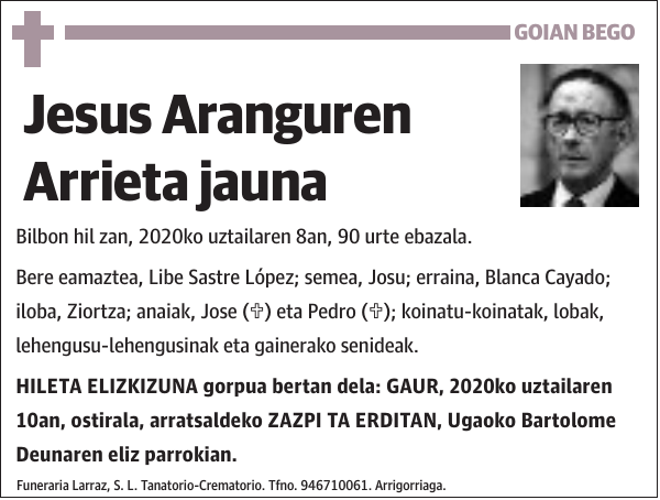 Jesus Aranguren Arrieta