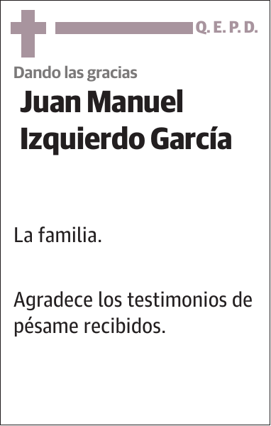 Juan Manuel Izquierdo García