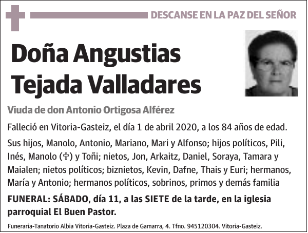 Angustias Tejada Valladares